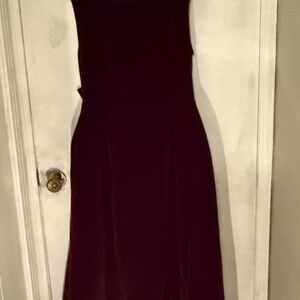 Cider Strapless Dark Red Dress